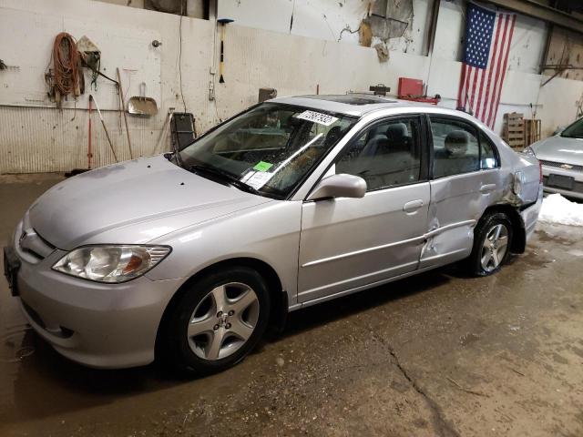 HONDA CIVIC 2004 with VIN 2HGES26794H625709 - Photo from auction