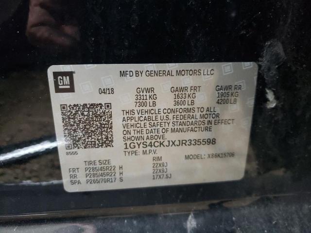 Photo 14 from auction – 2018 CADILLAC ESCALADE P with VIN 1GYS4CKJXJR335598