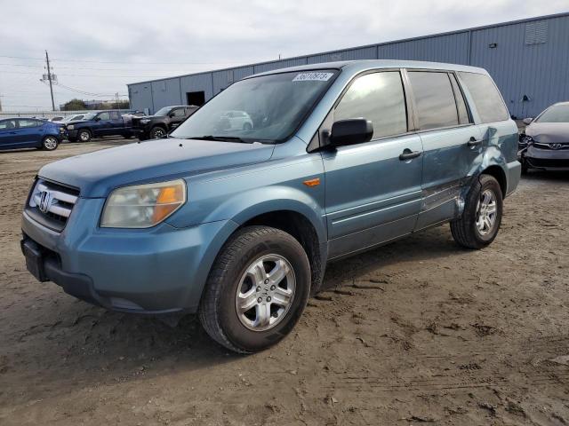HONDA PILOT LX 2006 with VIN 5FNYF281X6B039666 - Photo from auction