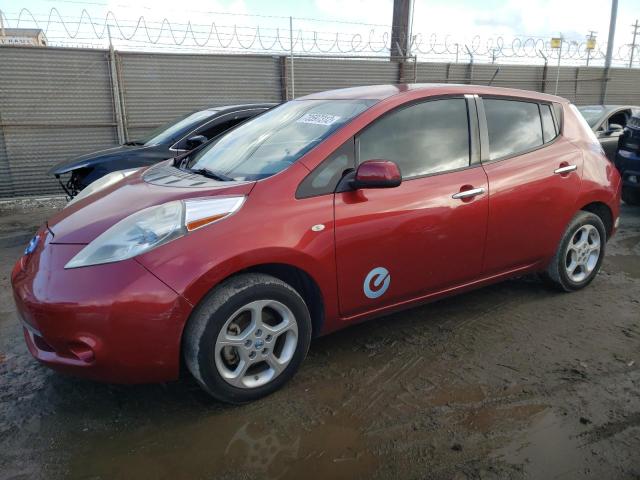 NISSAN LEAF SV 2011 with VIN JN1AZ0CP7BT004182 - Photo from auction