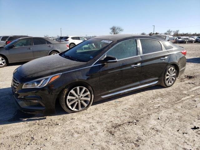 HYUNDAI SONATA SPO 2017 with VIN 5NPE34AFXHH454293 - Photo from auction