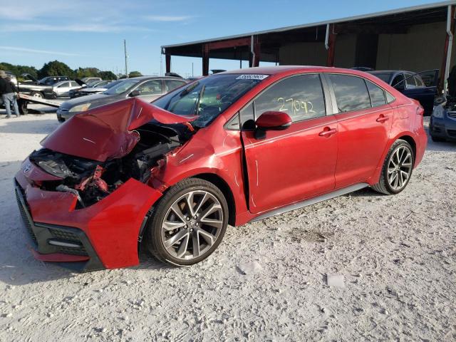 Photo 1 from auction – 2021 TOYOTA COROLLA SE with VIN 5YFS4MCE7MP077164