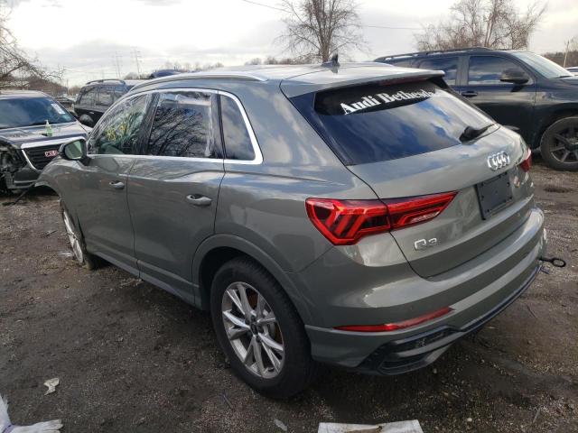 Photo 2 from auction – 2022 AUDI Q3 PREMIUM with VIN WA1EECF33N1109686
