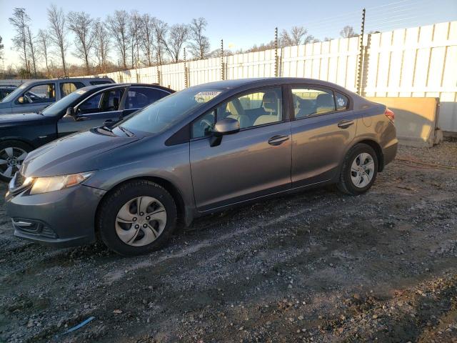 HONDA CIVIC LX 2013 with VIN 19XFB2F52DE036725 - Photo from auction