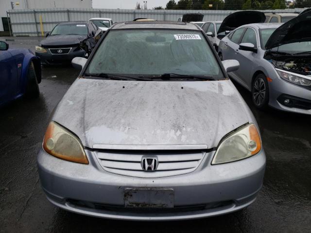 Photo 5 from auction – 2002 HONDA CIVIC EX with VIN 2HGES25712H534626