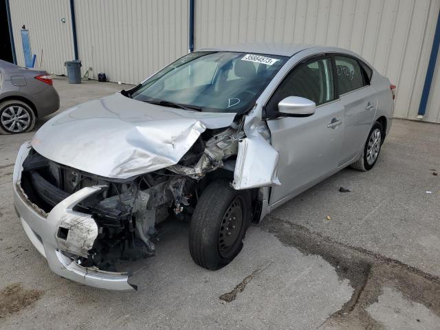 NISSAN SENTRA S 2015 with VIN 3N1AB7AP1FY253672 - Photo from auction