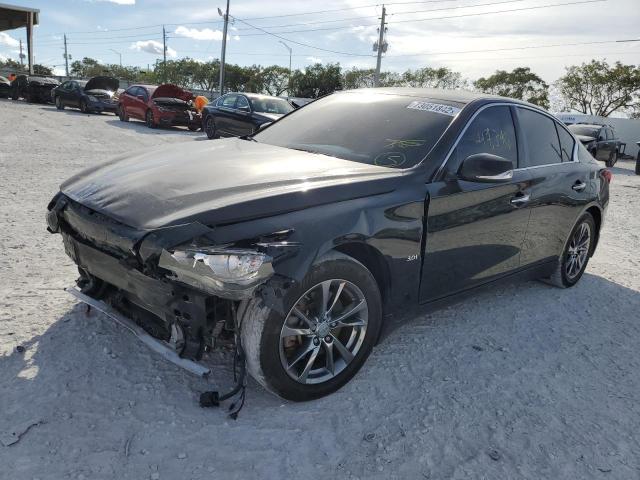 INFINITI Q50 PREMIU 2017 with VIN JN1EV7AR9HM837589 - Photo from auction