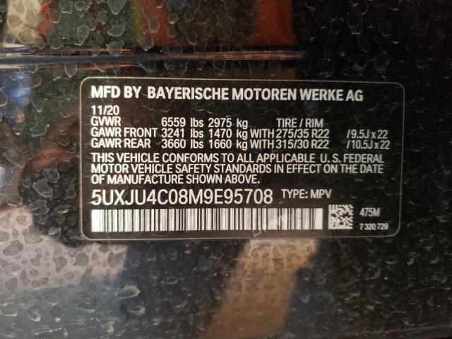 Photo 14 from auction – 2021 BMW X5 M50I with VIN 5UXJU4C08M9E95708