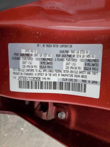 Photo 14 from auction – 2012 MAZDA CX-9 with VIN JM3TB3DV7C0363695