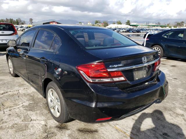 Photo 2 from auction – 2013 HONDA CIVIC LX with VIN 19XFB2F51DE210784