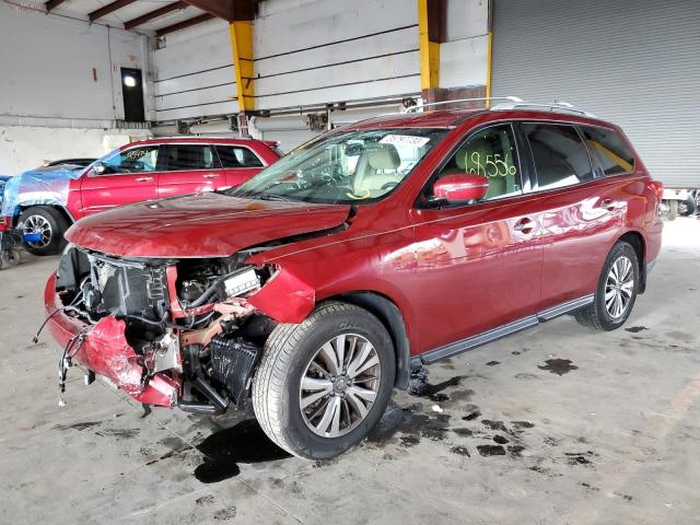NISSAN PATHFINDER 2018 with VIN 5N1DR2MN2JC620434 - Photo from auction