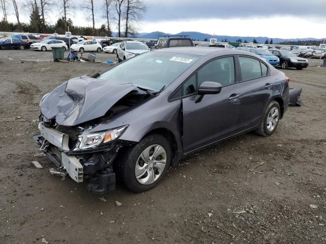 HONDA CIVIC LX 2015 with VIN 19XFB2F53FE287661 - Photo from auction