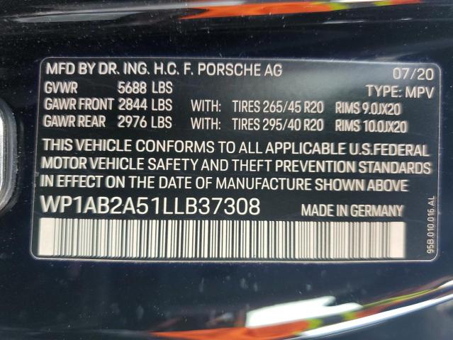 Photo 14 from auction – 2020 PORSCHE MACAN S with VIN WP1AB2A51LLB37308