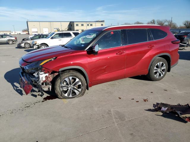 TOYOTA HIGHLANDER 2022 with VIN 5TDGZRAH6NS539482 - Photo from auction