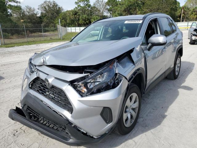 TOYOTA RAV4 LE 2021 with VIN 2T3K1RFV9MC130004 - Photo from auction