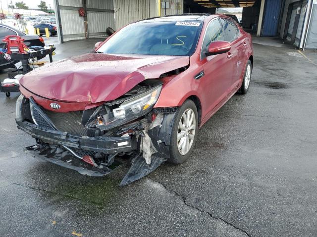 KIA OPTIMA EX 2015 with VIN 5XXGN4A75FG412764 - Photo from auction