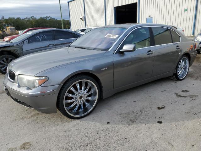 BMW 745 LI 2003 with VIN WBAGN63463DR17780 - Photo from auction