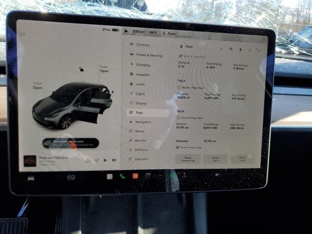Photo 9 from auction – 2021 TESLA MODEL Y with VIN 5YJYGDEE3MF200470
