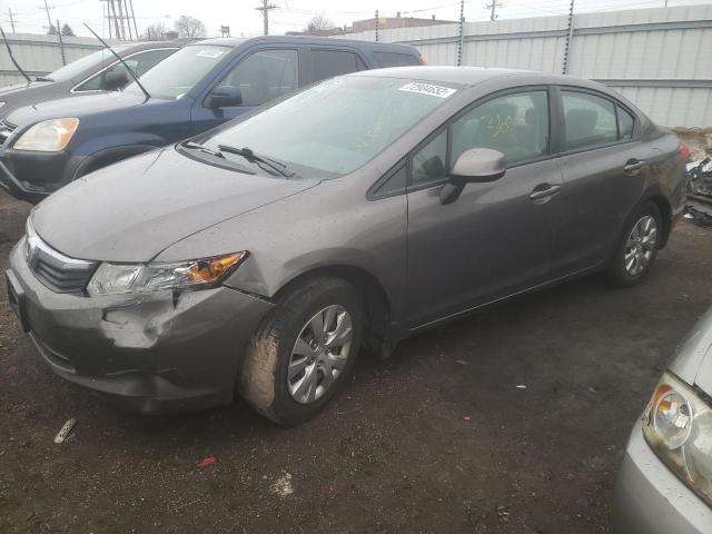 HONDA CIVIC LX 2012 with VIN 19XFB2F58CE011049 - Photo from auction