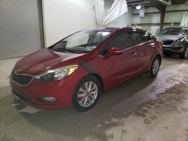 KIA FORTE EX 2014 with VIN KNAFX4A83E5091578 - Photo from auction