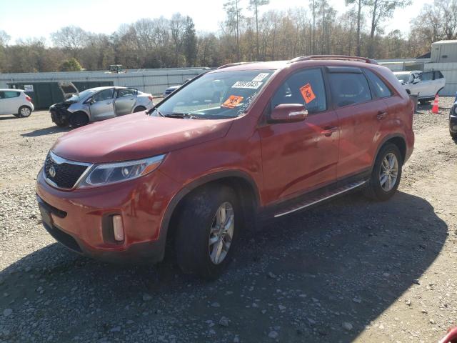 KIA SORENTO LX 2014 with VIN 5XYKT3A68EG488393 - Photo from auction