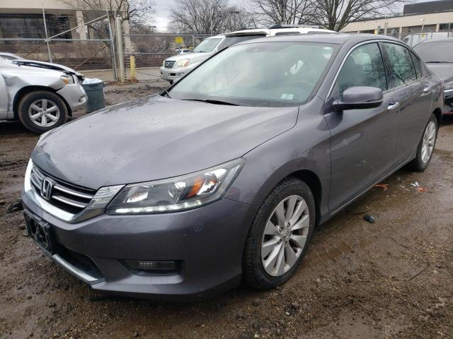 HONDA ACCORD EXL 2015 with VIN 1HGCR3F80FA011201 - Photo from auction