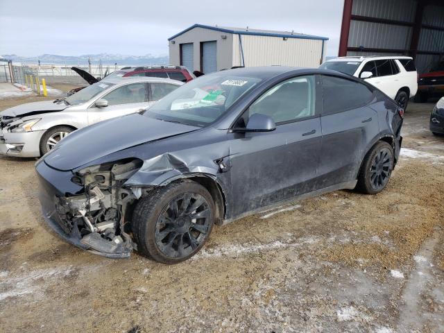 TESLA MODEL Y 2020 with VIN 5YJYGDEE3LF039777 - Photo from auction