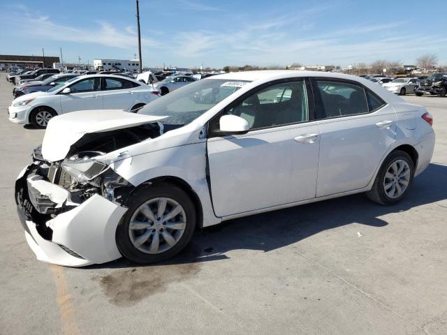 TOYOTA COROLLA L 2016 with VIN 2T1BURHE6GC545105 - Photo from auction