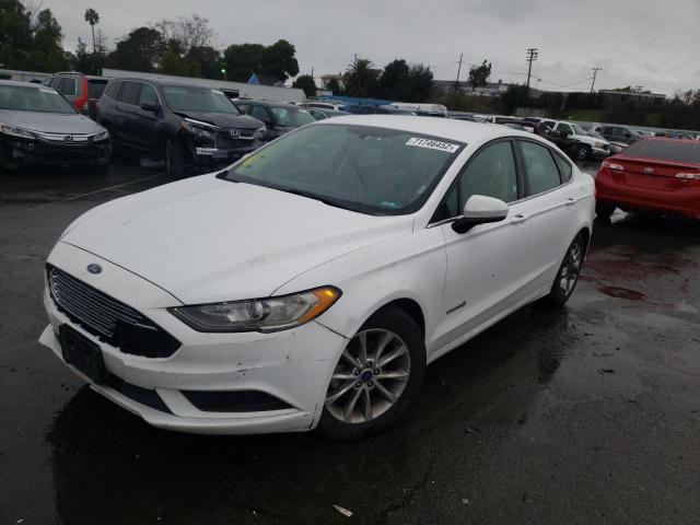 Photo 1 from auction – 2017 FORD FUSION SE with VIN 3FA6P0LUXHR288096