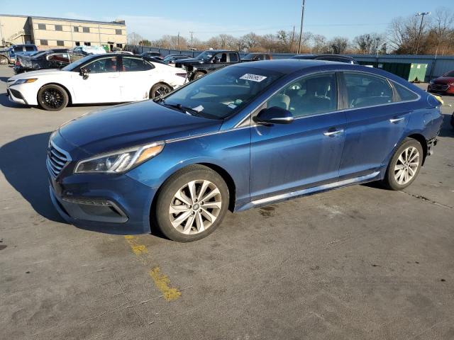 HYUNDAI SONATA SPO 2017 with VIN 5NPE34AF2HH565873 - Photo from auction