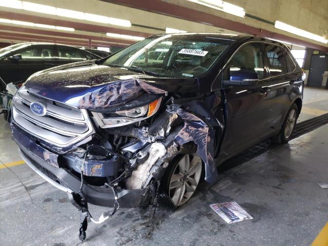 FORD EDGE SEL 2016 with VIN 2FMPK4J92GBB66361 - Photo from auction