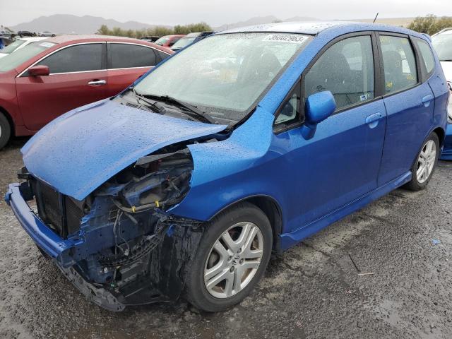 HONDA FIT S 2007 with VIN JHMGD38657S021260 - Photo from auction