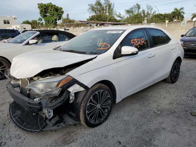 TOYOTA COROLLA L 2016 with VIN 2T1BURHE2GC587903 - Photo from auction