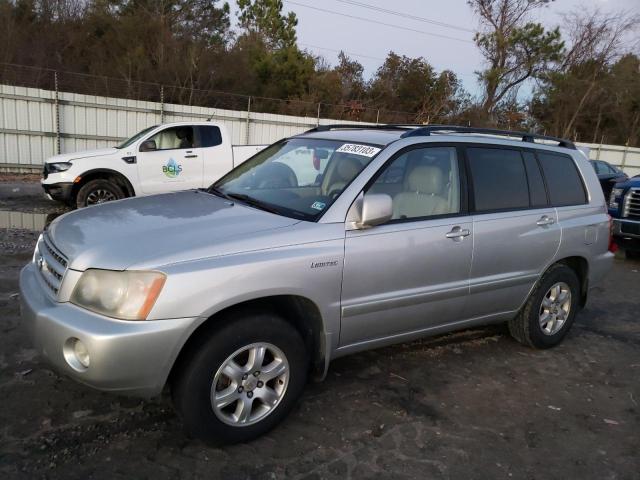 TOYOTA HIGHLANDER 2002 with VIN JTEGF21AX20055005 - Photo from auction