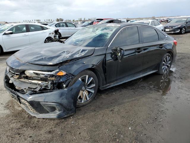 HONDA CIVIC EX 2022 with VIN JHMFE1F73NX008774 - Photo from auction