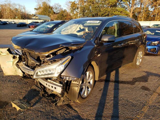 Photo 1 from auction – 2016 ACURA MDX ADVANC with VIN 5FRYD4H93GB050323