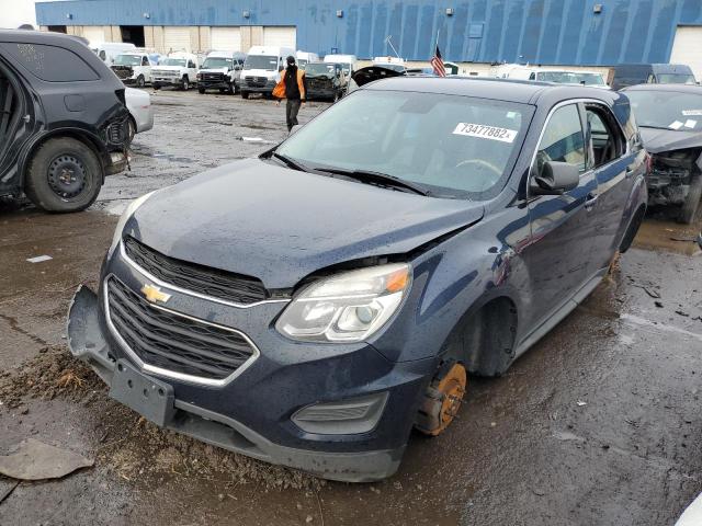 CHEVROLET EQUINOX LS 2017 with VIN 2GNFLEEK5H6301107 - Photo from auction