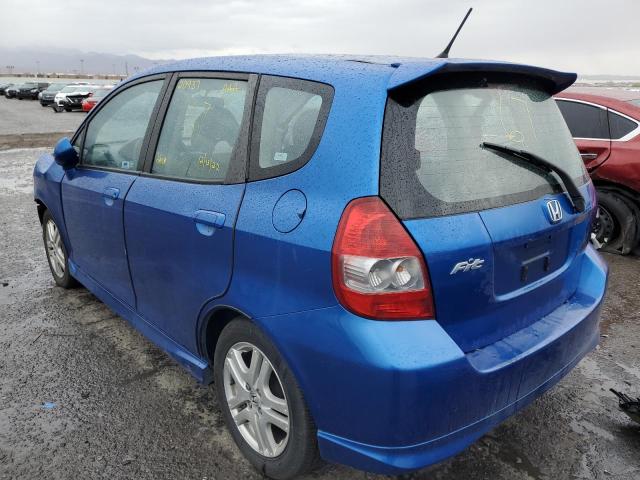 Photo 2 from auction – 2007 HONDA FIT S with VIN JHMGD38657S021260