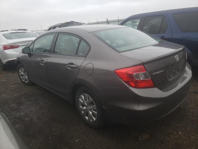 Photo 2 from auction – 2012 HONDA CIVIC LX with VIN 19XFB2F58CE011049