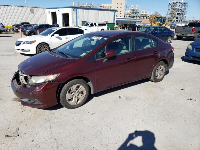 HONDA CIVIC LX 2014 with VIN 19XFB2F55EE085158 - Photo from auction