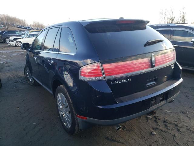 Photo 2 from auction – 2009 LINCOLN MKX with VIN 2LMDU88C99BJ13184