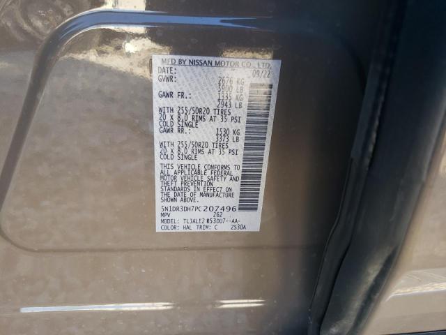 Photo 14 from auction – 2023 NISSAN PATHFINDER with VIN 5N1DR3DH7PC207496