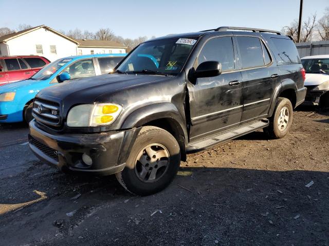 TOYOTA SEQUOIA LI 2002 with VIN 5TDBT48A82S137014 - Photo from auction