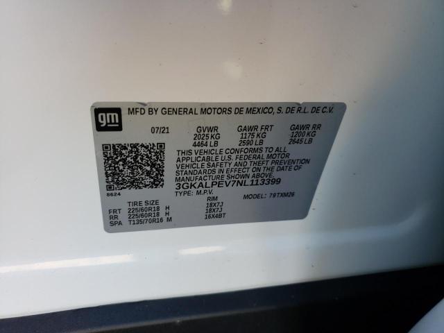 Photo 14 from auction – 2022 GMC TERRAIN SL with VIN 3GKALPEV7NL113399
