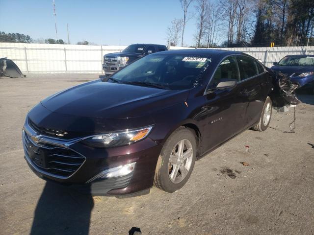 CHEVROLET MALIBU LS 2020 with VIN 1G1ZB5ST7LF018799 - Photo from auction