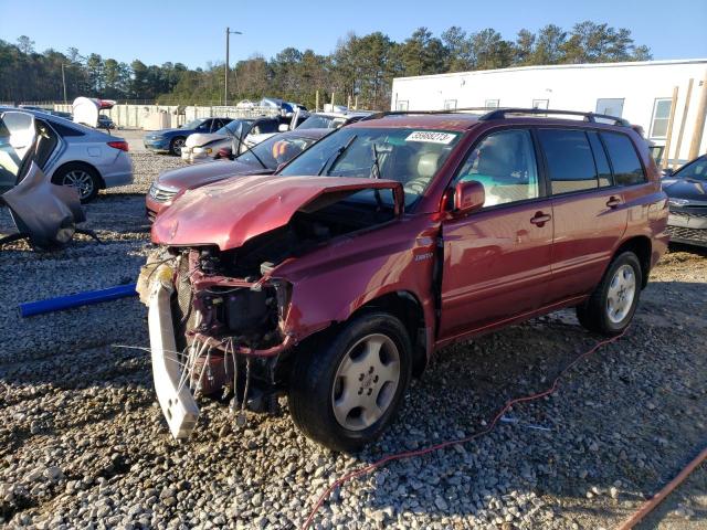TOYOTA HIGHLANDER 2006 with VIN JTEDP21AX60097728 - Photo from auction