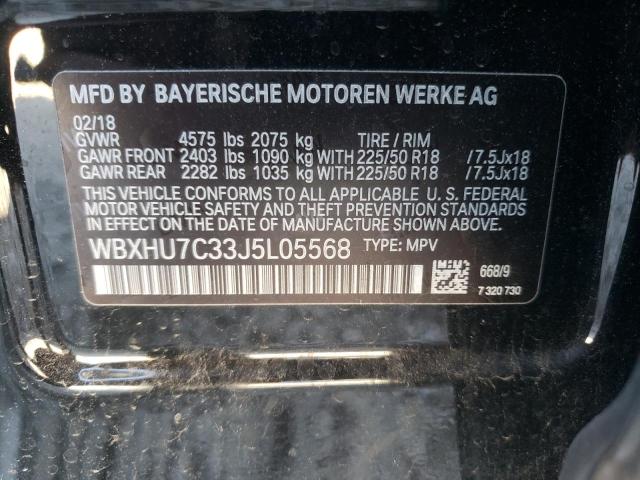 Photo 14 from auction – 2018 BMW X1 SDRIVE2 with VIN WBXHU7C33J5L05568