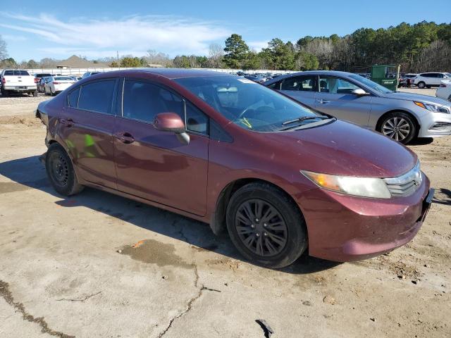 Photo 4 from auction – 2012 HONDA CIVIC LX with VIN 2HGFB2F57CH608781