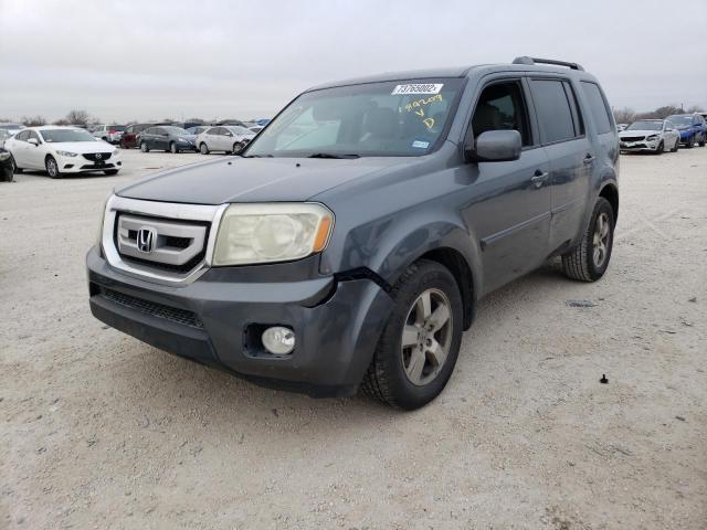 HONDA PILOT EX 2011 with VIN 5FNYF3H41BB056530 - Photo from auction