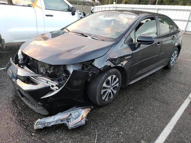 TOYOTA COROLLA LE 2020 with VIN JTDEBRBE4LJ002877 - Photo from auction